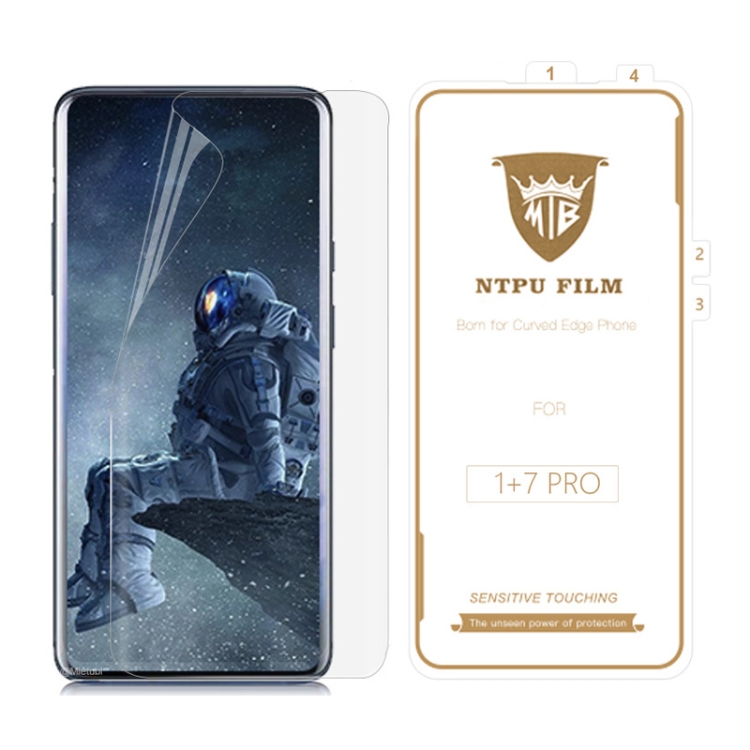 

MIETUBL 0.15mm Curved Full Screen Protector Hydrogel Film Front Protector for OnePlus 7 Pro