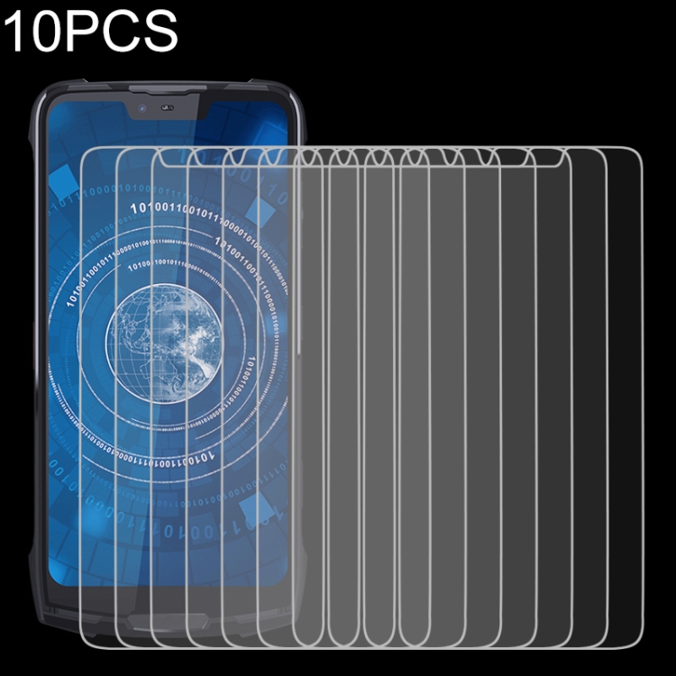 

10 PCS 9H 2.5D Non-Full Screen Tempered Glass Film For DOOGEE S90