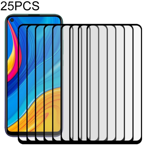 

25 PCS For Huawei Enjoy 10 Full Glue Full Cover Screen Protector Tempered Glass Film