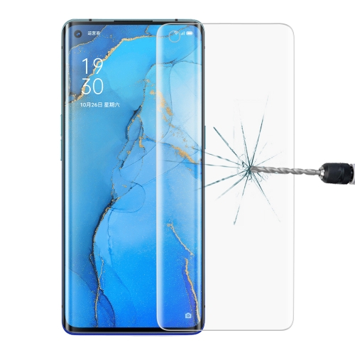 

For OPPO Reno3 Pro 9H HD 3D Curved Edge Tempered Glass Film (Transparent)