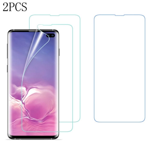 

2 PCS ESR 0.15mm 3D Curved Full Screen Protector Hydrogel Film Front Protector for Galaxy S10+, Fingerprint Unlocking Is Supported