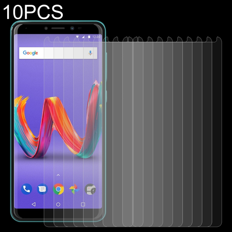

10 PCS For Wiko View 2 Plus 0.26mm 9H Surface Hardness 2.5D Tempered Glass Film Front Screen Protector