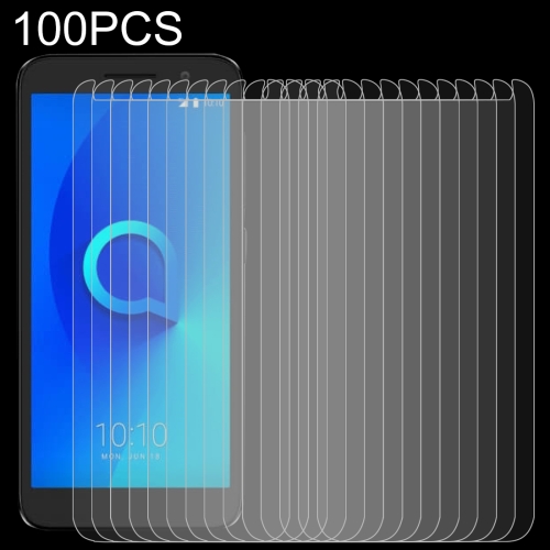 

100 PCS 0.26mm 9H 2.5D Tempered Glass Film for Alcatel 1 5033