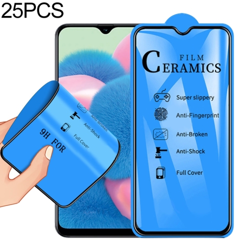 

25 PCS For Samsung Galaxy A31 2.5D Full Glue Full Cover Ceramics Film