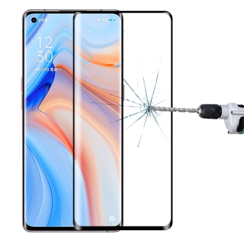 

For OPPO Reno4 Pro 3D Curved Edge Full Screen Tempered Glass Film