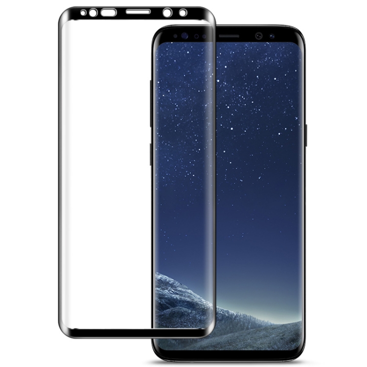 

IMAK 9H 3D Curved Surface Full Screen Tempered Glass Film for Galaxy S9 (Black)