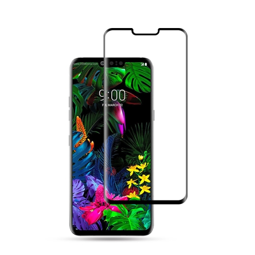 

mocolo 0.33mm 9H 3D Round Edge Tempered Glass Film for LG G8 ThinQ (Black)