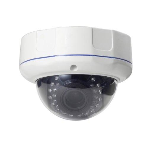 

COTIER TV-537H5/IP AF POE H.264++ 5MP IP Dome Camera Auto Focus 4x Zoom 2.8-12MM Lens Surveillance Cameras (White)