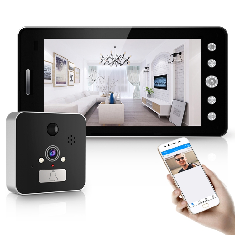 

TS-MTK509 5 inch 1080P Smart Electronic Camera Eye Household Visible Doorbell, Android Version