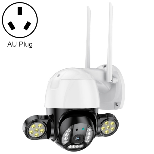 

QX55 3.0 Million Pixels IP65 Waterproof 2.4G Wireless IP Camera, Support Motion Detection & Two-way Audio & Night Vision & TF Card, AU Plug
