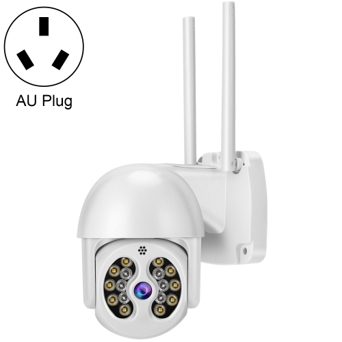 

Tuya QX56 3.0 Million Pixels IP66 Waterproof 2.4G Wireless IP Camera, Support Motion Detection & Two-way Audio & Full Color Night Vision & TF Card, AU Plug