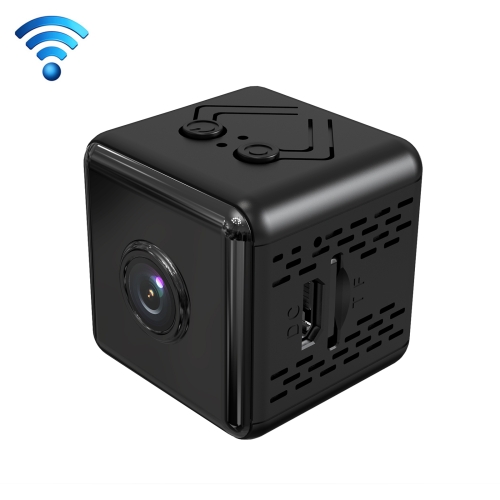 X6D 720P Wireless Home Mini Surveillance Camera, Support Infrared Night Vision & Motion Detection & TF Card (Black)