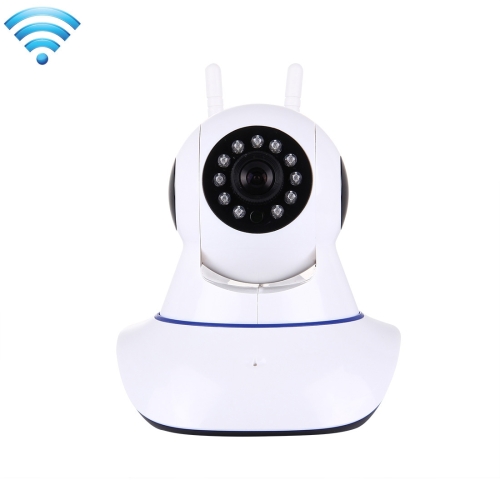 

Smart Home Security IP Alarm Camera HD 360 Degrees Rotation PTZ Motion Detection Night Vision Remote Online Viewing Family Assistant, Support WiFi & TF Card & Mobile Phone Remote & Android / IOS / Windows OS