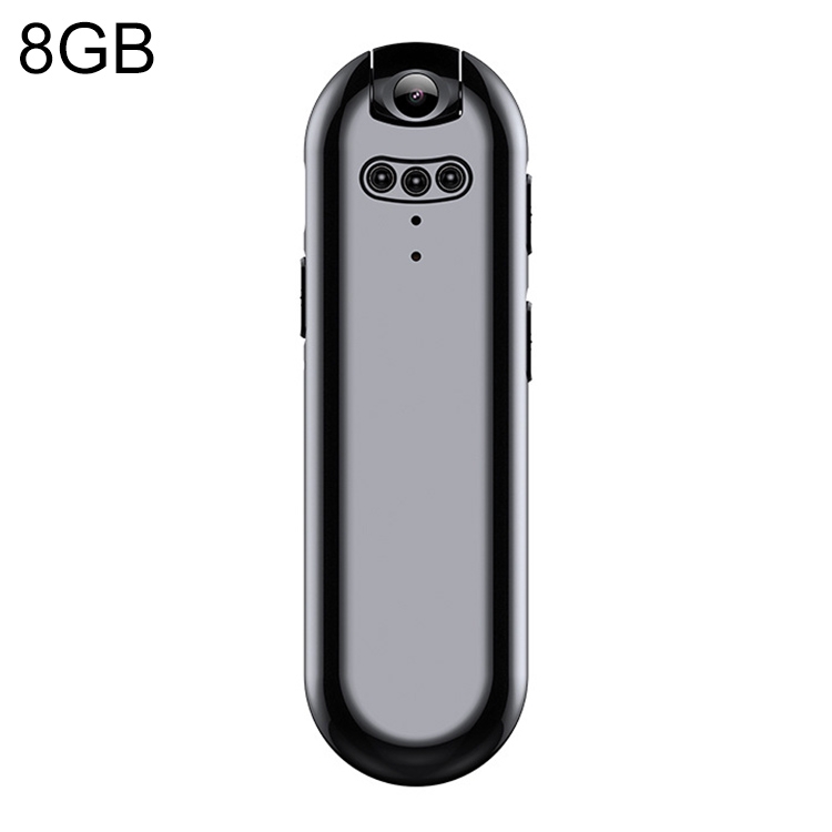 

V5 8GB Thumb Mini 1080P Vlogging Video Recorder Camera with Clip