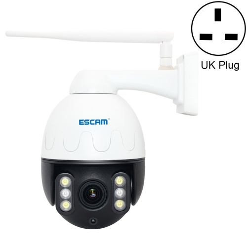 

ESCAM Q2068 1080P Pan / Tilt WiFi Waterproof IP Camera, Support Onvif Two Way Talk & Night Vision, UK Plug