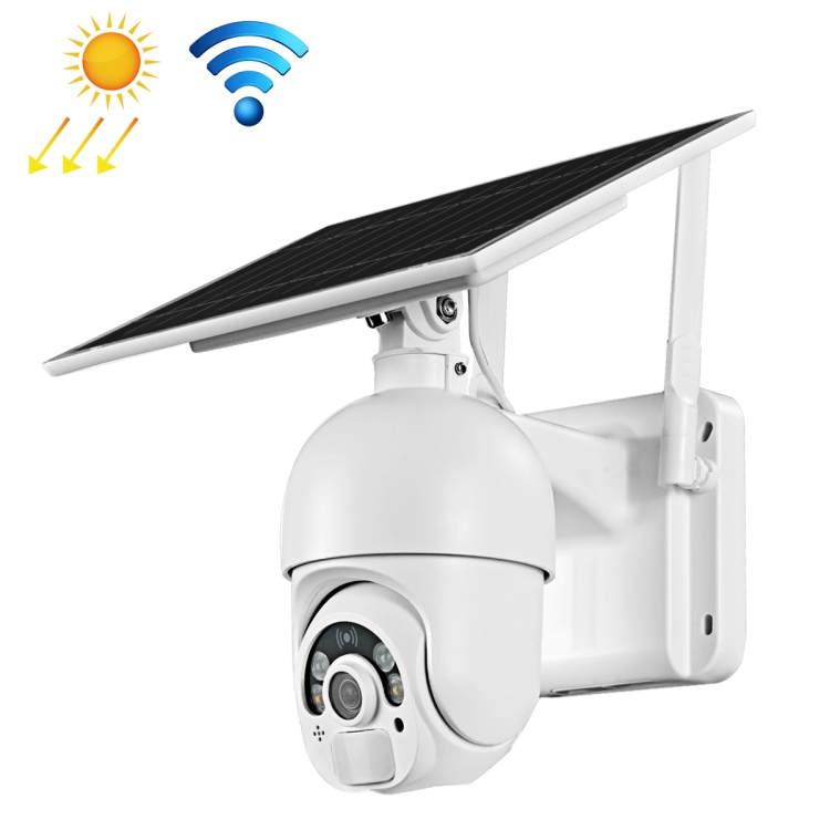 

T22 1080P Full HD Solar Powered WiFi Camera, Support PIR Alarm, Night Vision, Two Way Audio, TF Card