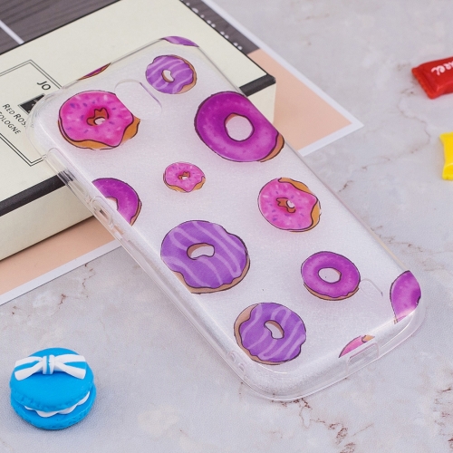 

Doughnut Pattern Transparent TPU Case For Nokia1