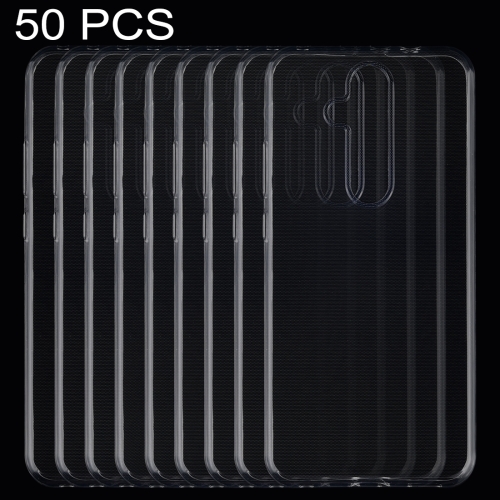 

50 PCS 0.75mm Ultrathin Transparent TPU Soft Protective Case for Nokia X71