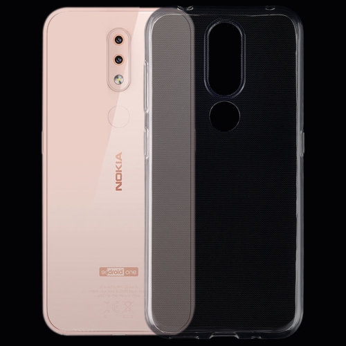 

0.75mm Ultrathin Transparent TPU Soft Protective Case for Nokia 4.2