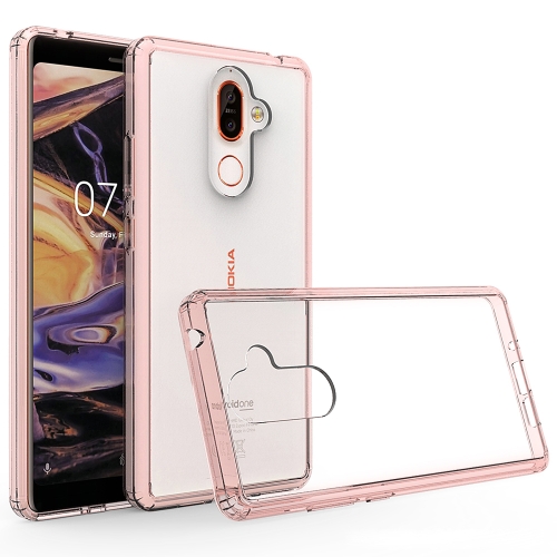 

Scratchproof TPU + Acrylic Protective Case for Nokia 7 Plus (Pink)