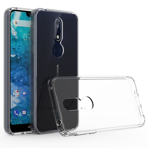 

Scratchproof TPU + Acrylic Protective Case for Nokia 7.1 (Transparent)