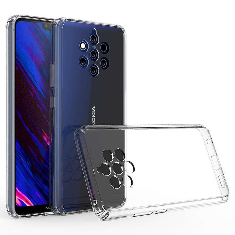 

Scratchproof TPU + Acrylic Protective Case for Nokia 9 Pureview(Transparent)