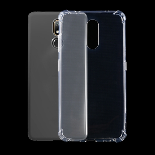 

For Nokia 3.2 Four-Corner Shockproof Ultra-Thin Transparent TPU Case