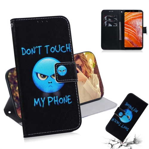 

Anger Pattern Coloured Drawing Horizontal Flip Leather Case for Nokia 3.1 Plus, with Holder & Card Slots & Wallet