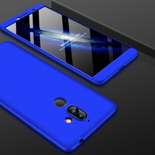 

GKK PC 360 Degrees Full Coverage Case for Nokia 7 Plus(Blue)