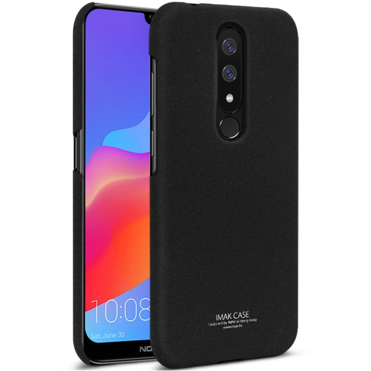 

IMAK Matte Touch Cowboy PC Case for Nokia 4.2, with Holder (Black)