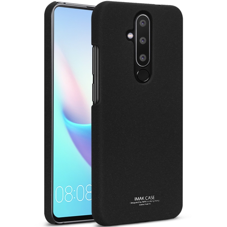 

IMAK Matte Touch Cowboy PC Case for Nokia X71, with Holder (Black)