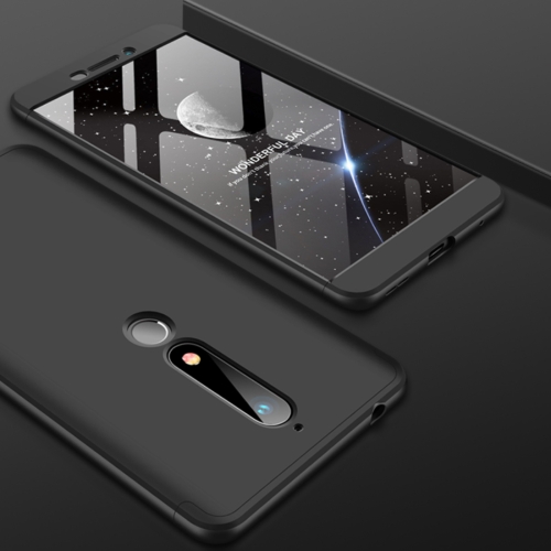 

GKK PC 360 Degrees Full Coverage Case for Nokia 6 (2018) (Black)