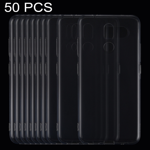 

50 PCS 0.75mm Ultrathin Transparent TPU Soft Protective Case for Nokia 3.2