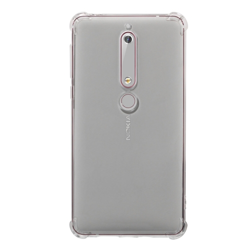 

Shockproof TPU Protective Case for Nokia 6.1 / 6 (2018) (Transparent)