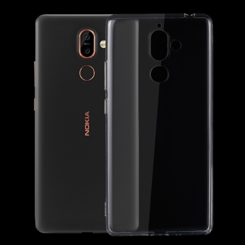 

For Nokia 7 Plus 0.75mm Ultra-thin Transparent TPU Protective Case(Transparent)