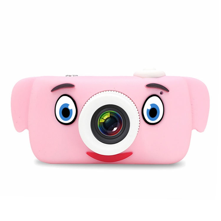 

D3 PLUS 1200W Pixel Lens Elephant Cartoon Mini Digital Sport Camera with 2.0 inch Screen for Children (Pink)