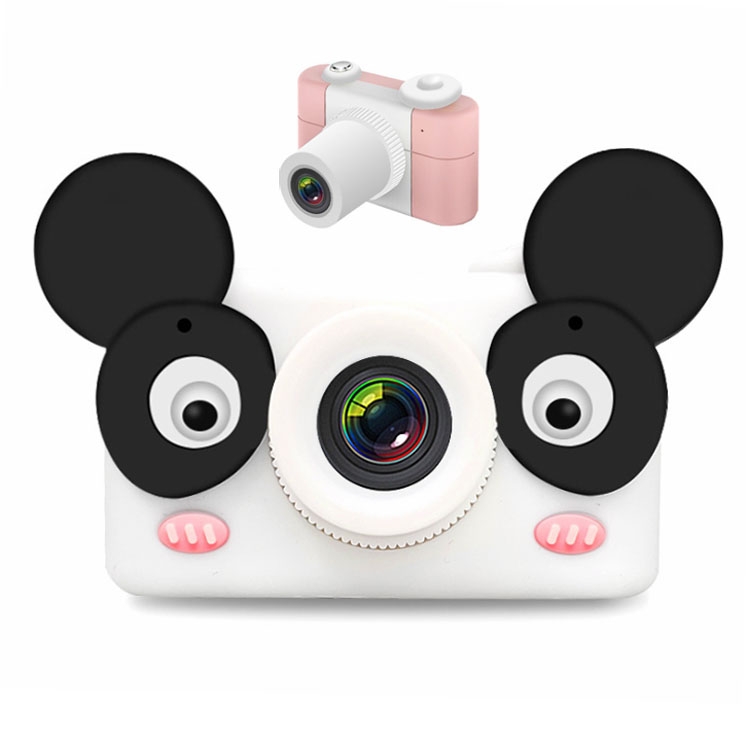 

D3 PLUS 1200W Pixel Lens Bear Cartoon Mini Digital Sport Camera with 2.0 inch Screen for Children (Pink)