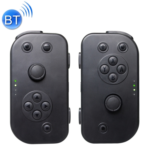 

Left and Right Wireless Bluetooth Game Controller Gamepad for Switch Joy-con (Black)