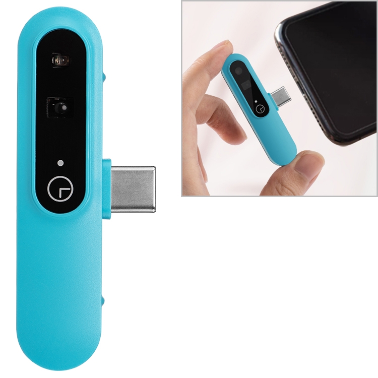 

E1 USB-C / Type-C Interface Phones / Tablet PCs Screen Distance Reminder Children Learning Time Reminder, Support Sound & Light Remind, Remind Distance: About 40cm (Blue)