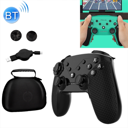 

AKSW-126 For Switch NS Pro Wireless Bluetooth GamePad Game Handle Controller (Black)