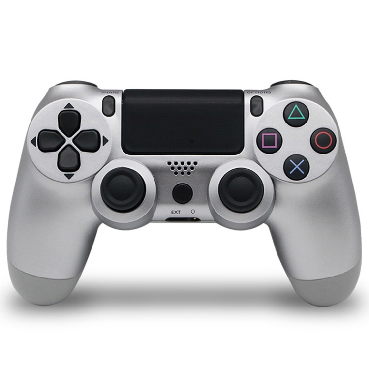 

Wireless Bluetooth Game Handle Controller with Lamp for PS4(Silver)