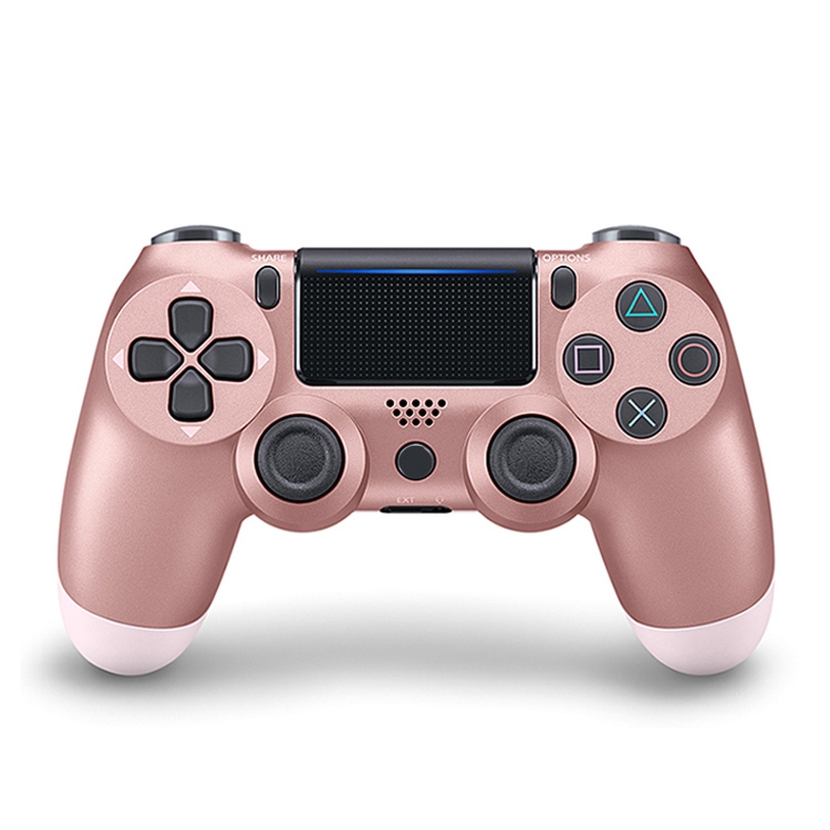 

For PS4 Wireless Bluetooth Game Controller Gamepad with Light, EU Version (Rose Gold)