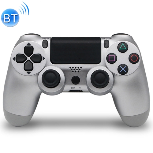 

Wireless Bluetooth Game Handle Controller with Lamp for PS4, EU Version(Silver)