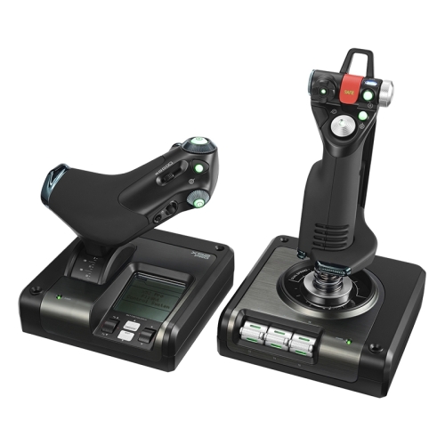 

Logitech G saitek X52 Pro Flight Control Game Throttle Joystick Handle Controller