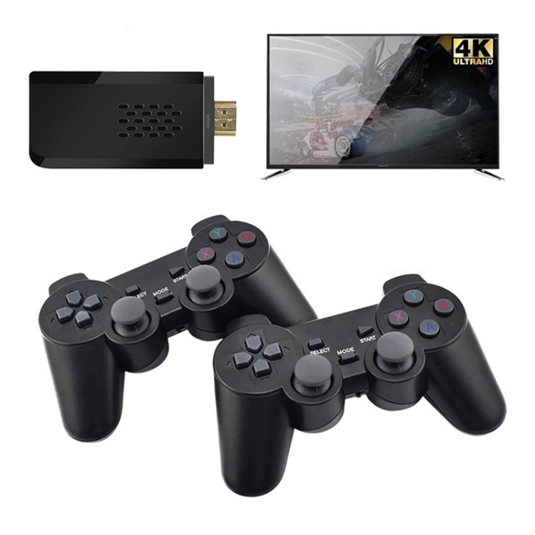

M8UB-66 Wireless HDMI Mini Home TV Arcade Game Machine with 2 x GamePads 64GB Memory