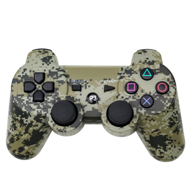 

Snowflake Button Wireless Bluetooth Camouflage Gamepad Game Controller for PS3