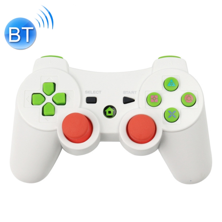 

Bending Wireless Bluetooth Game Handle Controller for PS3 (White)