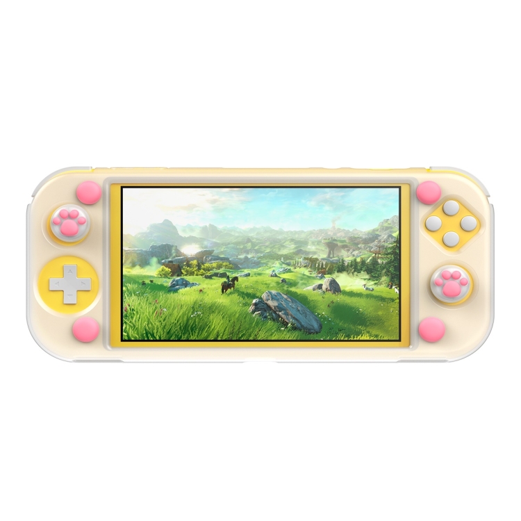 

Baseus WISWLT-24 For Switch Lite Cat-paw Silicone Protective Case with 2 Key Cap (Pink + White)