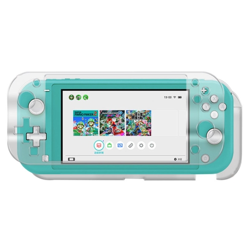

Game Host PC Crystal Protective Case with Tempered Glass Gilm for Switch Lite (Transparent)