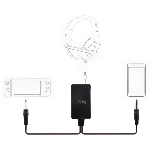 

ipega PG-9176 2-in-1 Audio Chat Adaptor for Nintendo Switch